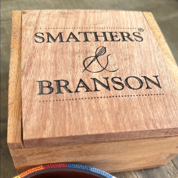 NWT Smathers & Branson starburst needlepoint belt - Picture 4 of 6